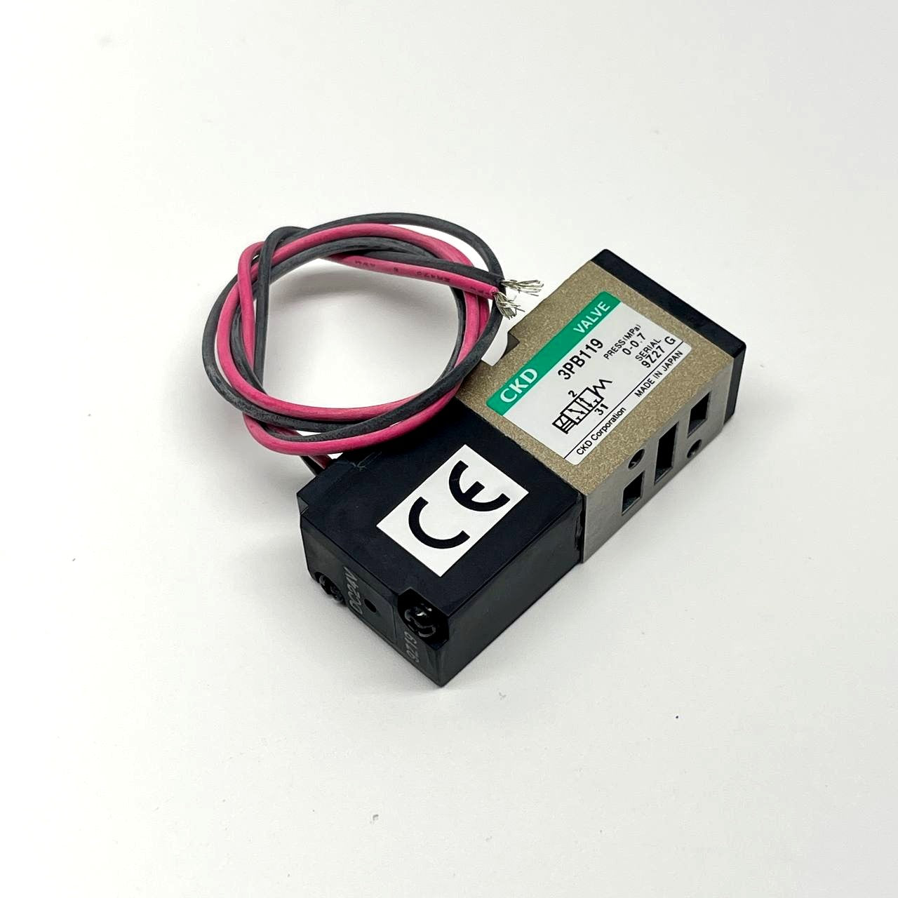 CKD 3PB119-00-3 DC24V Solenoid Pneumatic Valve 3PB119 3/2