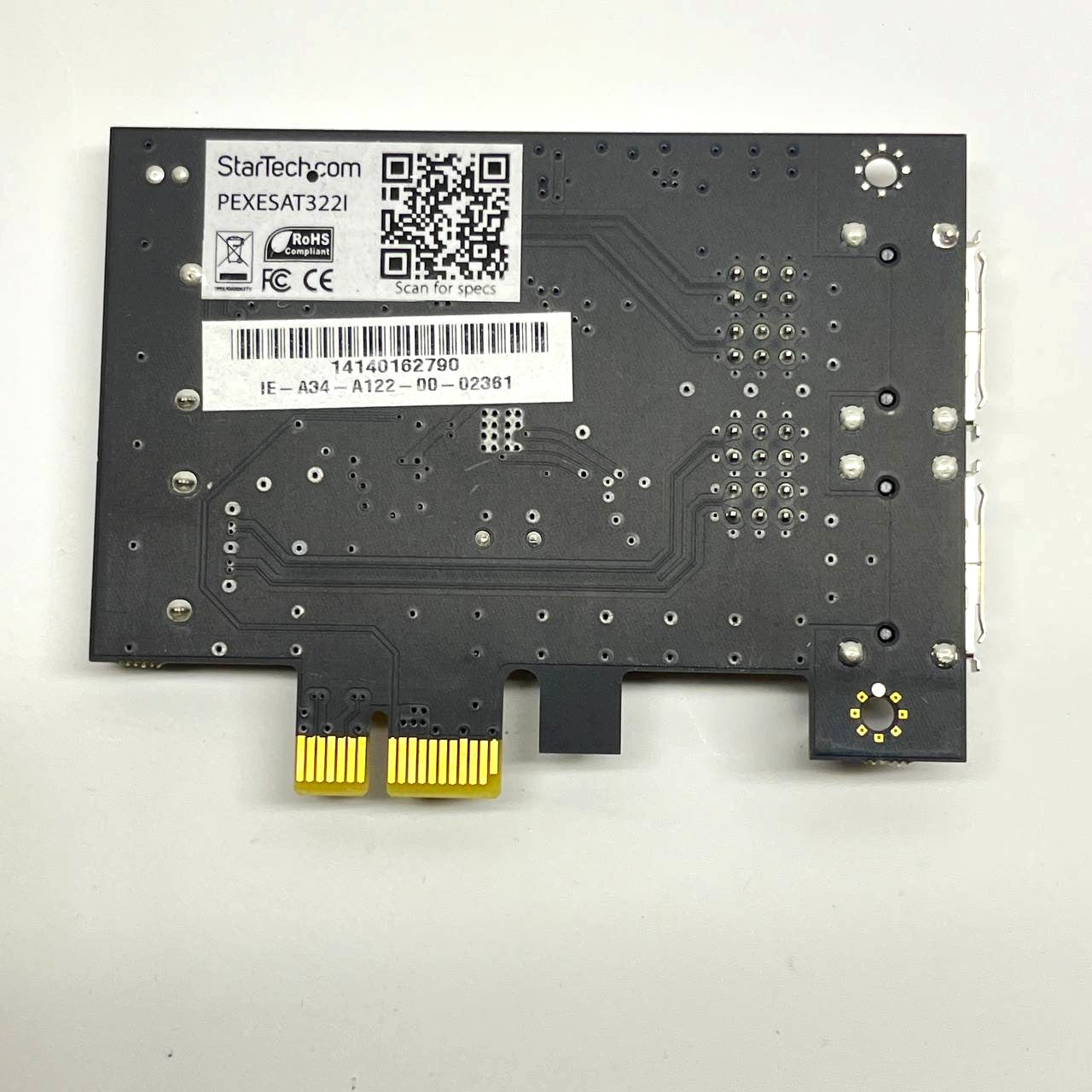 StarTech PEXESAT322I PCIe x1 2-Port eSATA Controller Card