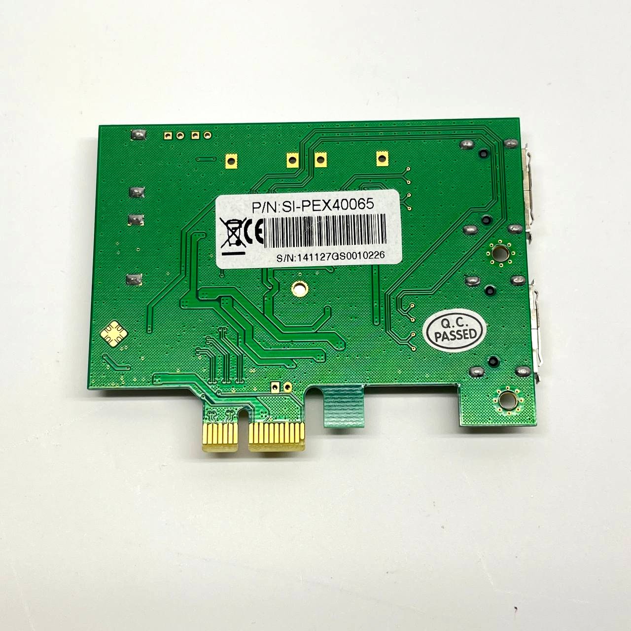SI-PEX40065 PCIe USB/SATA Adapter Card PCIe x1 Controller