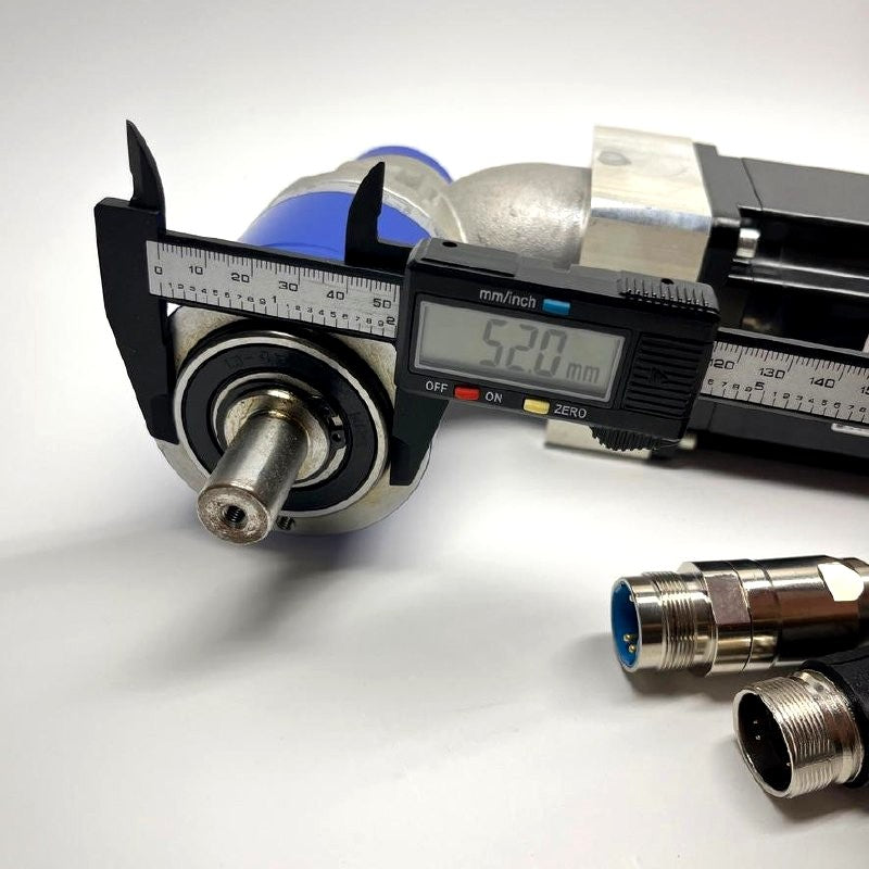 Yaskawa SGMEV-07DDA61 AC Servo Motor + Wittenstein LPK 070 Right-Angle Gearbox