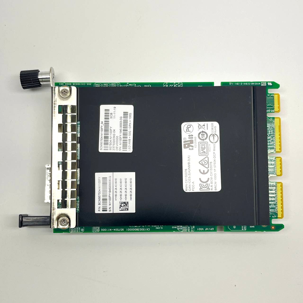 Broadcom BCM957504-N1100FY 100G OCP Mezzanine NIC (QSFP28)