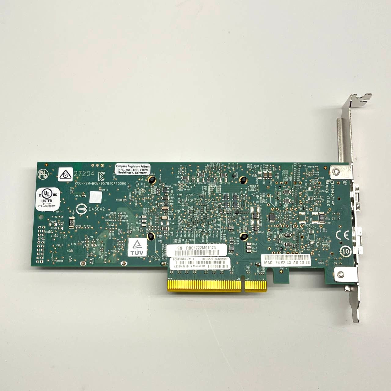 HPE Ethernet 10Gb 2-port 530SFP+ Adapter 652503-B21 PCIe