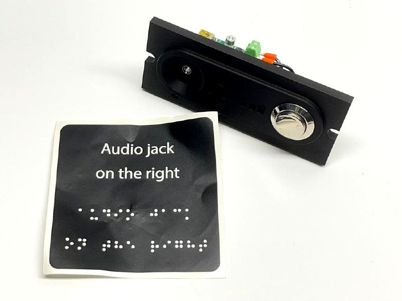 USB Audio Panel Module PCM2706 w/ DC Jack, Push Button & USB-A