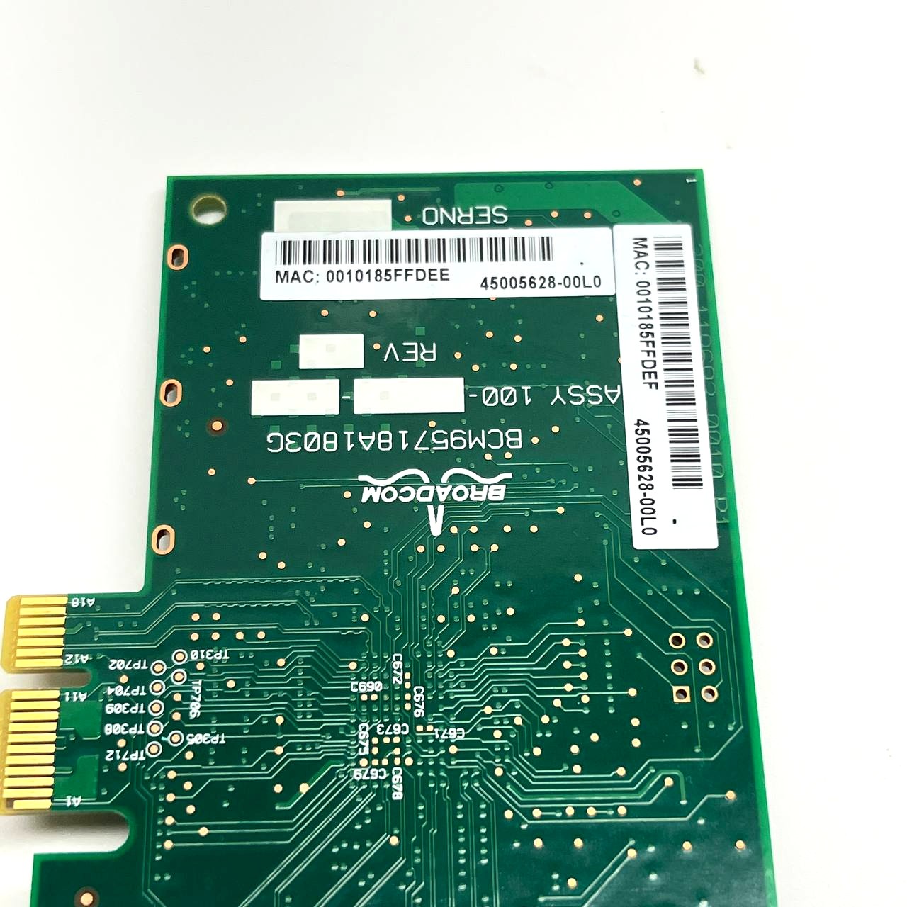 Broadcom Dual-Port Ethernet Network Card 45005628-00L0 BCM95718