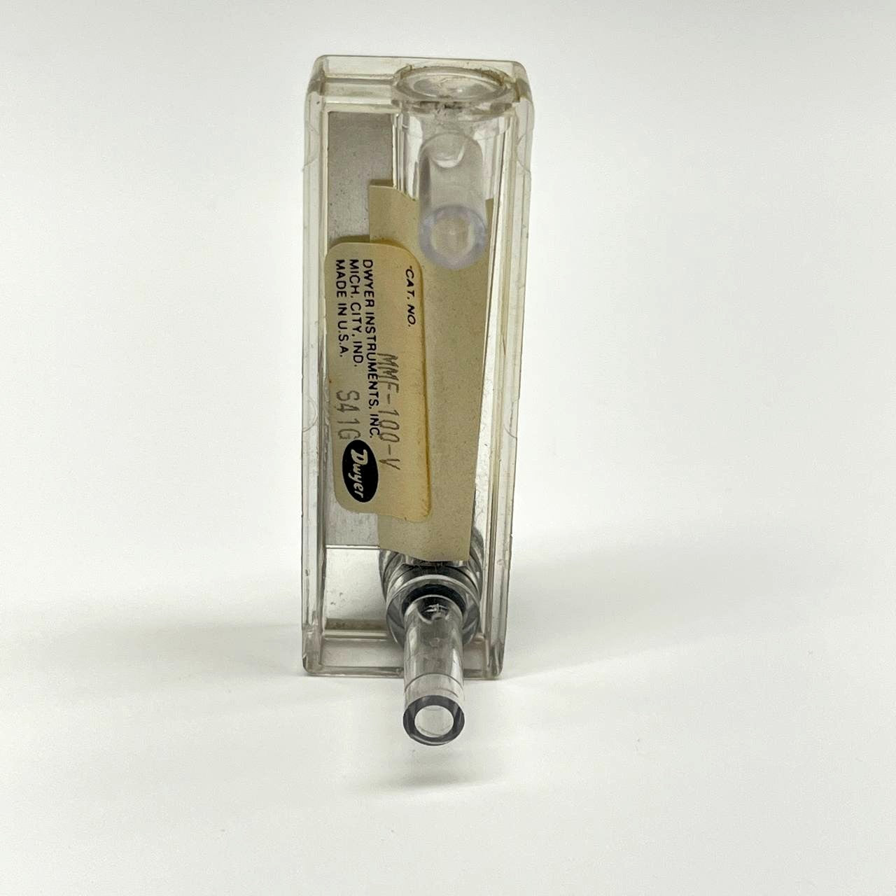 Dwyer MME-100-V Flowmeter 0-100 SCFH Air Inline Rotameter