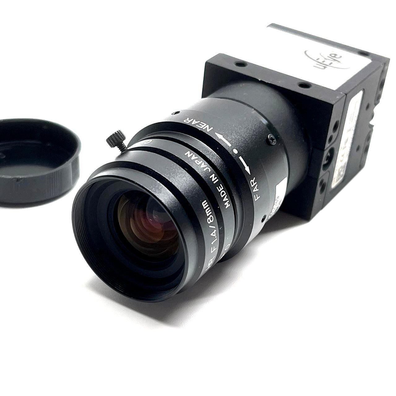 IDS uEye UI-2210-M Machine Vision Camera with 8mm F1.4 Lens - Made in Germany