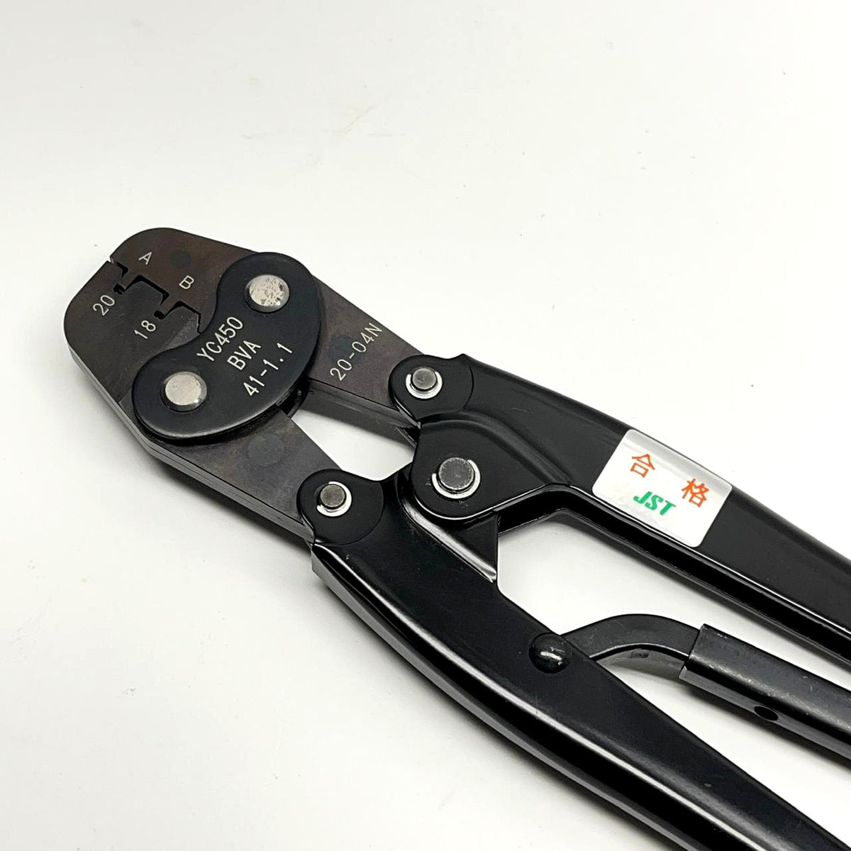 JST YC-450 Hand Crimper for BVA-41T-P1.1 Terminals AWG 20-18
