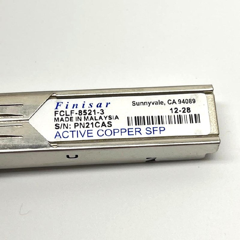 Finisar FCLF-8521-3 Active Copper SFP 1000BASE-T 1Gb RJ45 Module