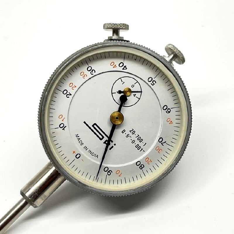 SPI Dial Indicator 0-5" .001" Resolution Model 20-700-1 Made in India