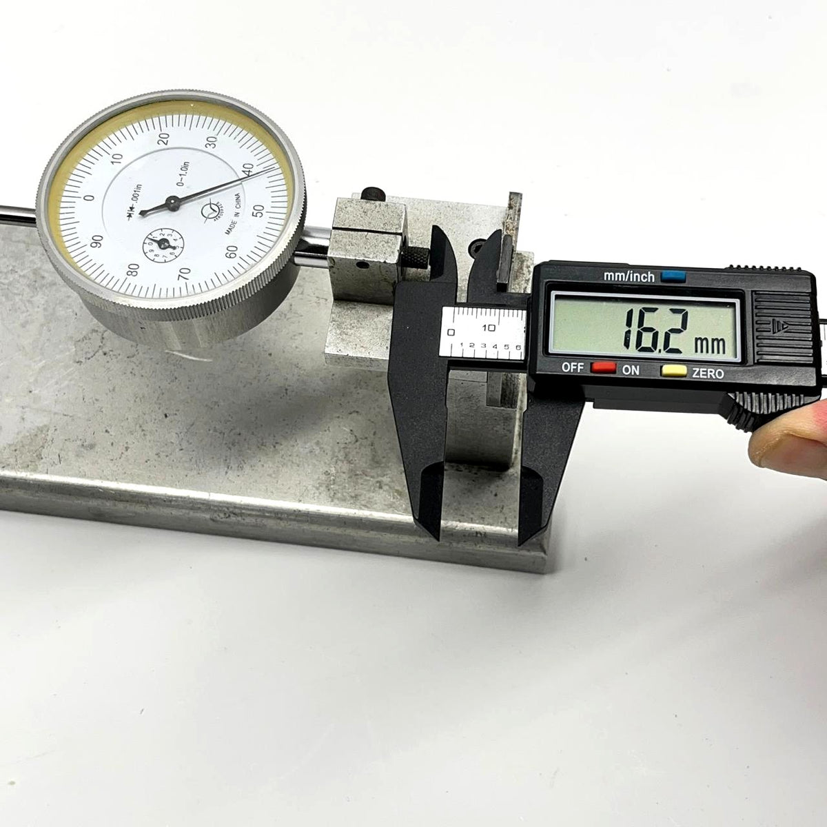 0-1.0in (0.001in) Dial Indicator on Bench Holder - Used