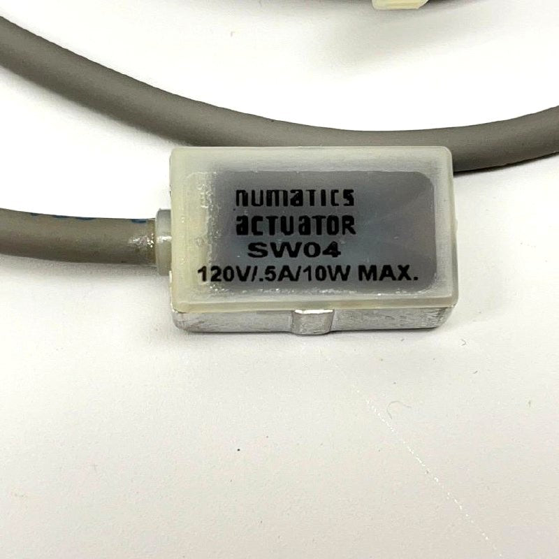 Numatics SW04 Actuator Switch 120V 0.5A 10W w/Cable & Clamp