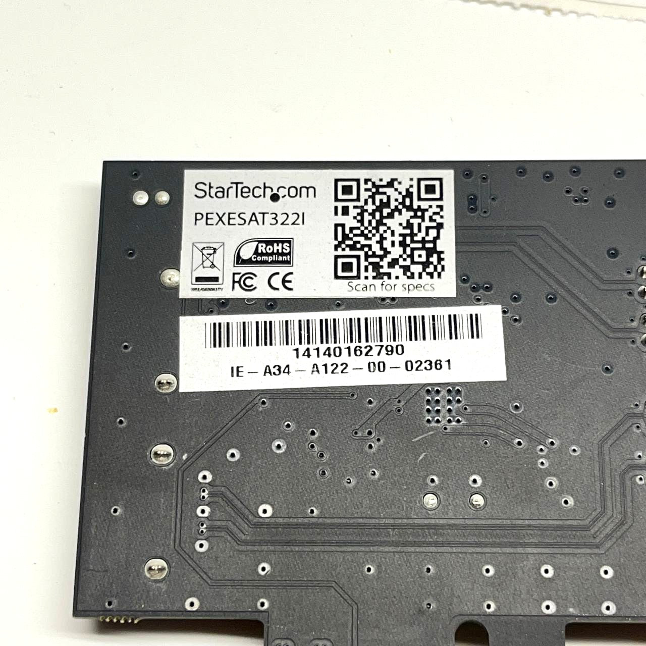 StarTech PEXESAT322I PCIe x1 2-Port eSATA Controller Card