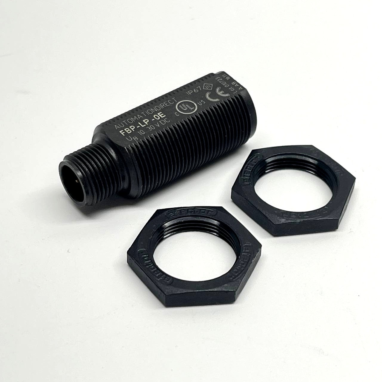 AutomationDirect FBP-LP-0E Polarized Retro-Reflective Sensor 10-30VDC PNP M12