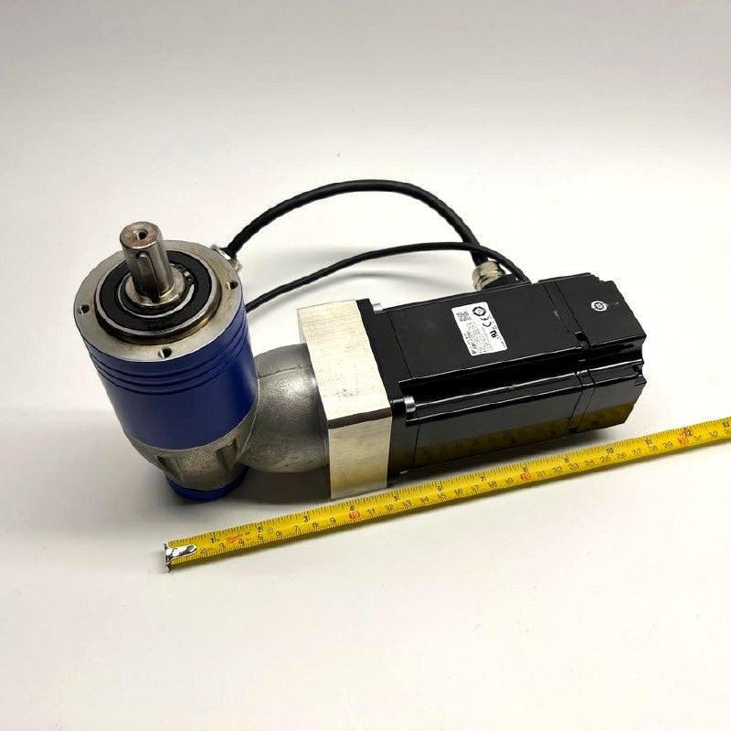 Yaskawa SGMEV-07DDA61 AC Servo Motor + Wittenstein LPK 070 Right-Angle Gearbox