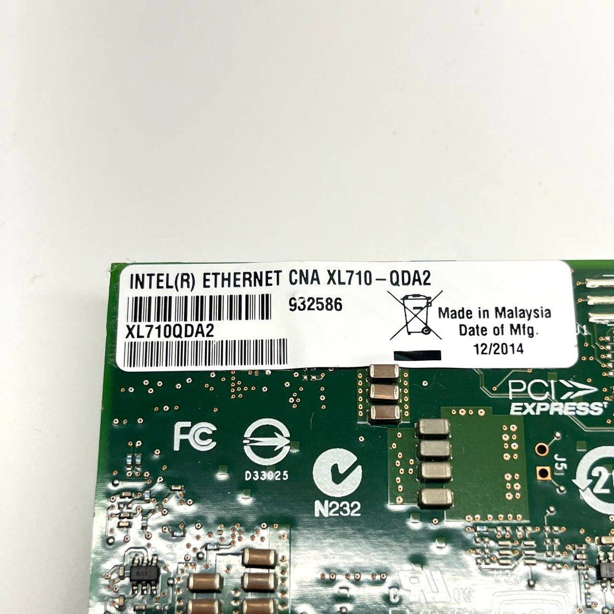 Intel XL710-QDA2 Ethernet CNA Dual QSFP+ PCIe Network Adapter